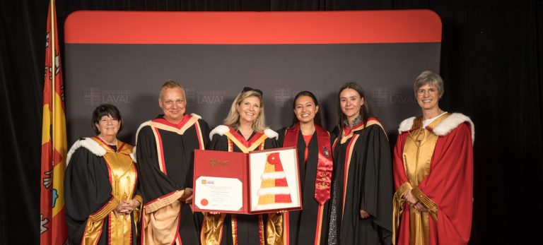 DoctoratHonorifique Mme Nancy Florence Savard Universite Laval 01