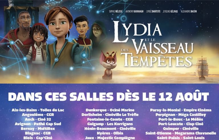 Lydia et le Vaisseau des tempetes Sortie France Aout 2026 Cinemas 1